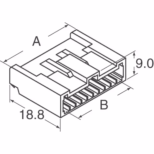 DF1EA-9EP-2.5C Hirose Electric Co Ltd  Boîtiers de connecteurs rectangulaires